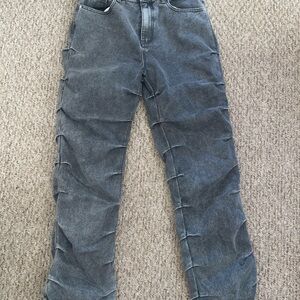 PrettyLittleThing Charcoal Denim Jeans